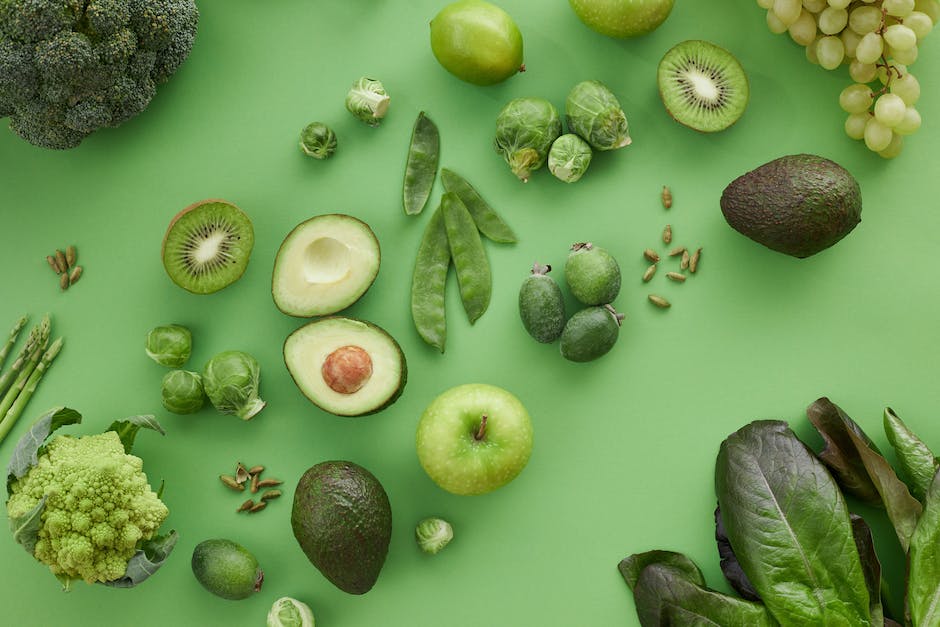grünes Gemüse als gesunde Nahrungsmittel
